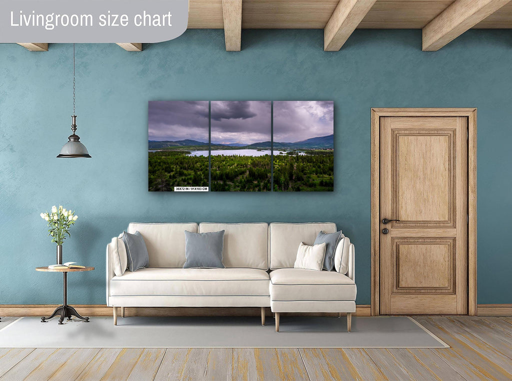 Frisco Scenic Overlook: Stormy Colorado Sky Above Dillon Reservoir, Print Wall Art Photography Travel Gift Aluminum/Acrylic/Metal/Canvas