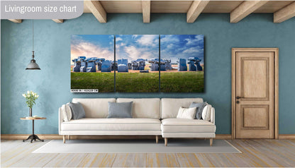 Nebraska’s Carhenge: Unique Automotive Tribute to Stonehenge Alliance Nebraska Wall Art Print Photography  Metal/Acrylic/Aluminum/Canvas