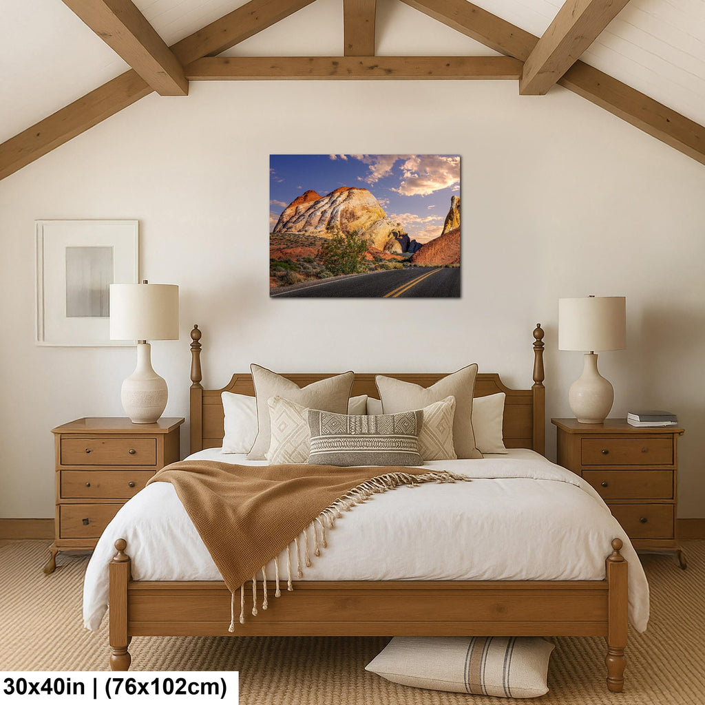 Sandstone Peaks: Red Rock Canyon Las Vegas Nevada Photography Wall Art