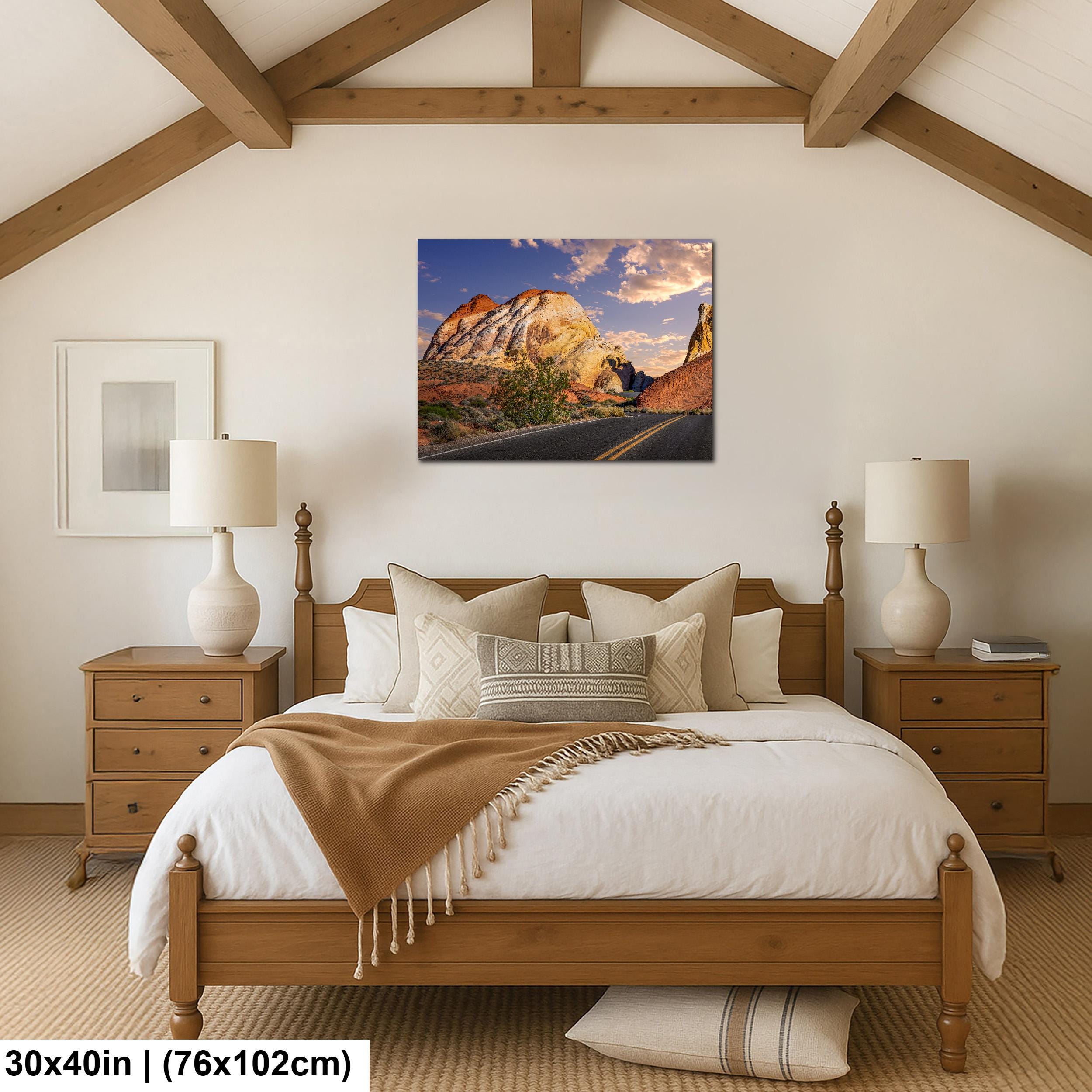 Sandstone Peaks: Red Rock Canyon Las Vegas Nevada Photography Wall Art