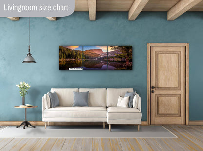 Peak Reflections on Dream Lake: Rocky Mountain National Park Colorado Print Wall Art Photography Aluminum/Acrylic/Metal/Canvas Travel Gift