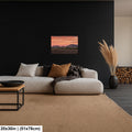 Fiery Sonoran Desert Sunset with Saguaro, Quartzsite Arizona Photography Print