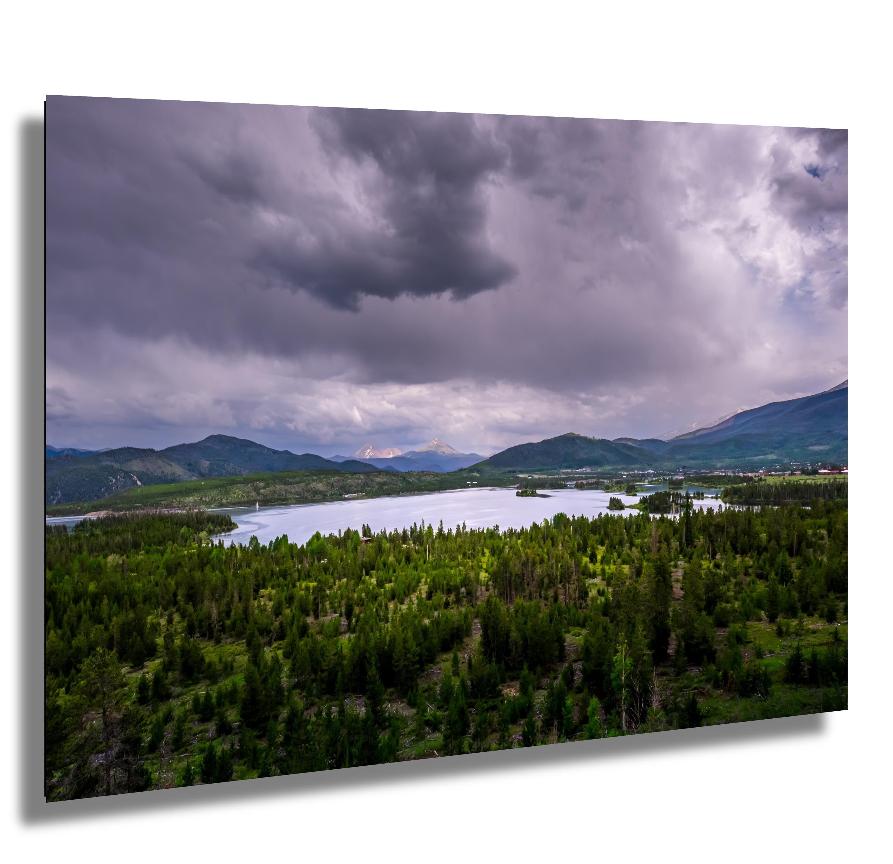 Frisco Scenic Overlook: Stormy Colorado Sky Above Dillon Reservoir, Print Wall Art Photography Travel Gift Aluminum/Acrylic/Metal/Canvas