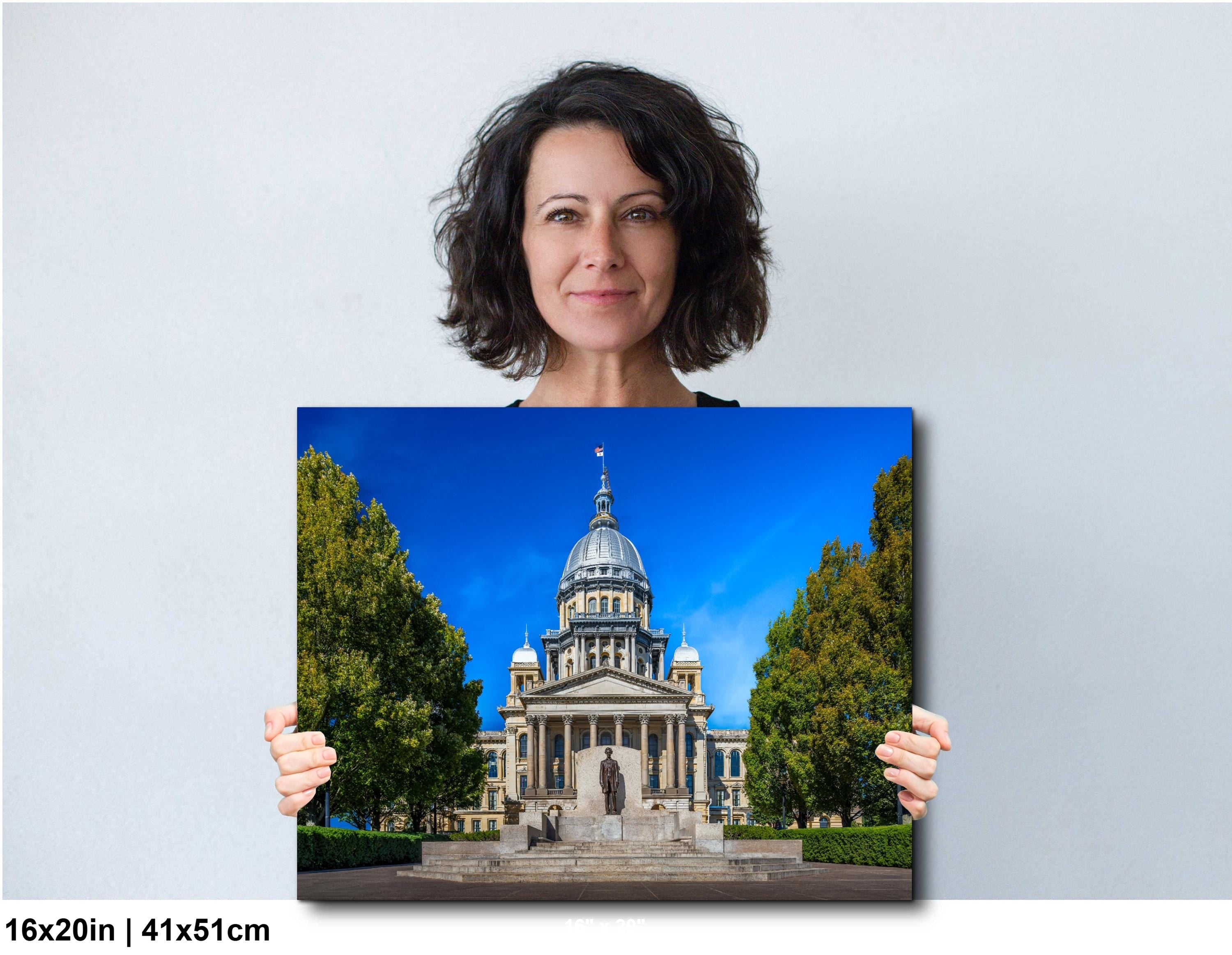 Springfield Illinois State Capitol Dome Photography Print