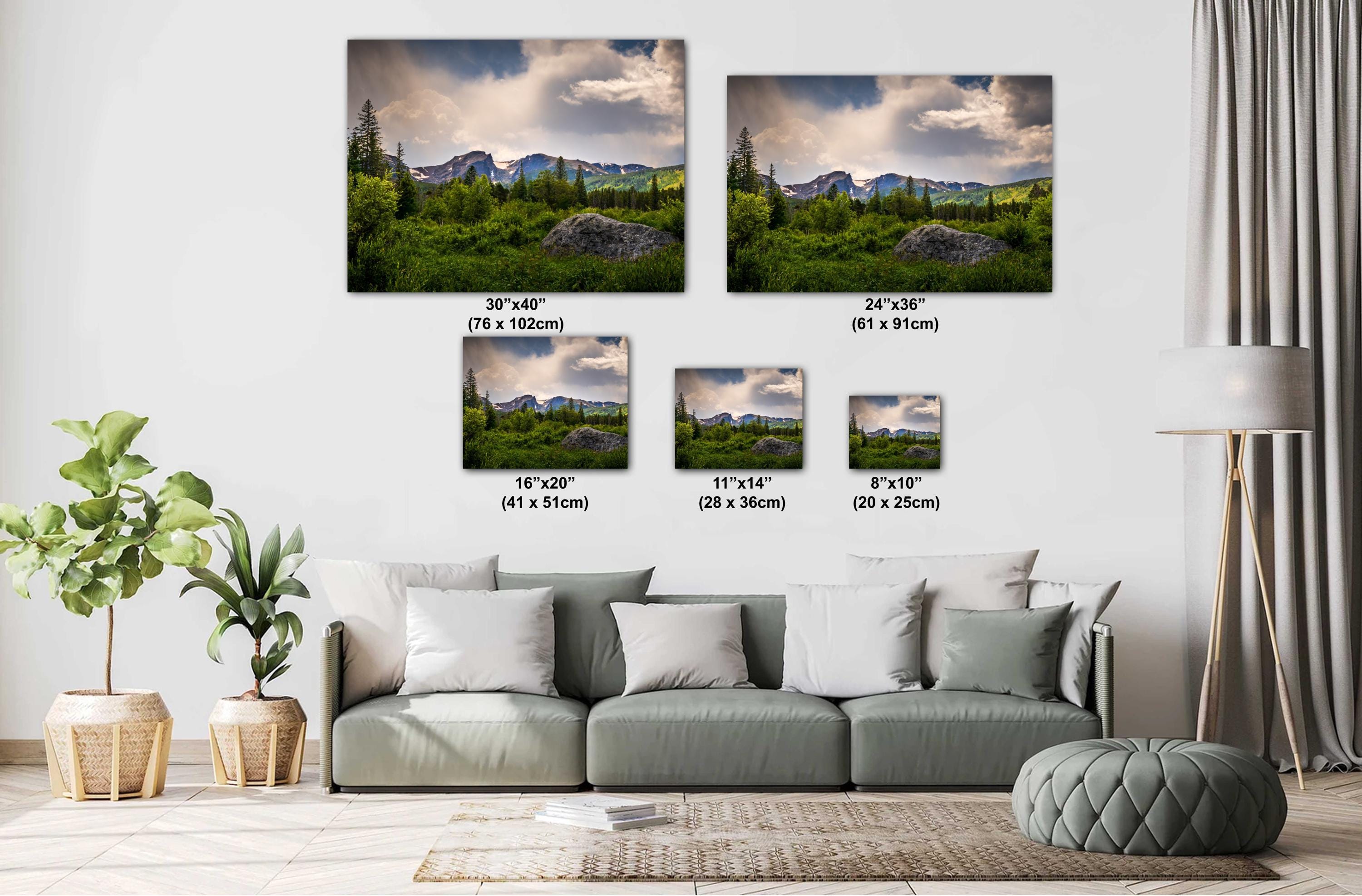 Rocky Mountain National Park Print: Colorado Landscape Photography Wall Art