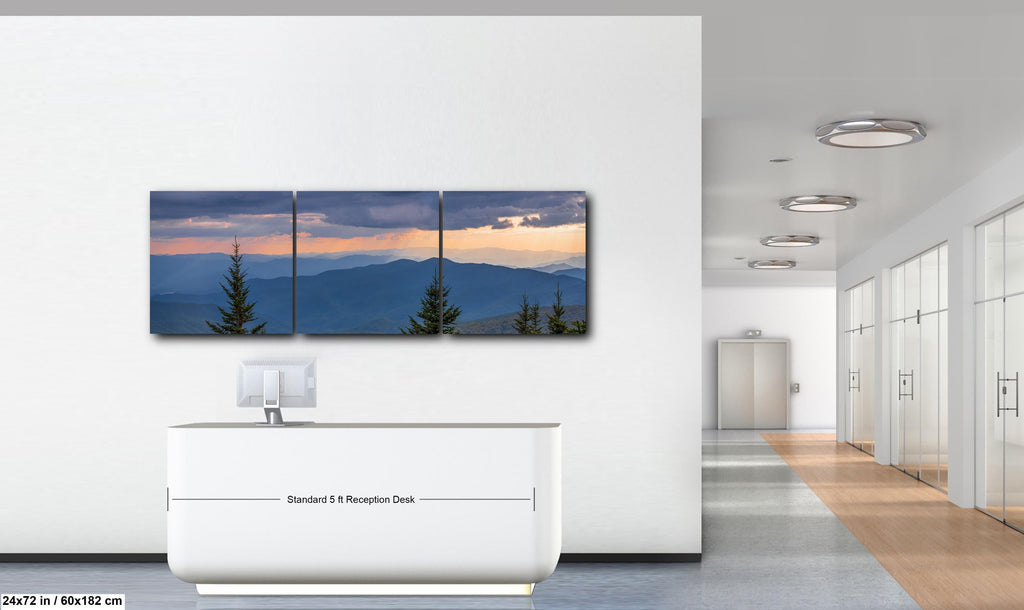 Storm Break: Mountain View Great Smoky Mountains Tennessee Photo Wall Art