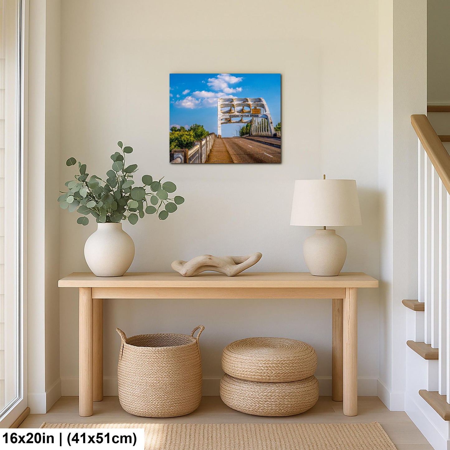 Edmund Pettus Bridge Selma Alabama Photography Wall Art