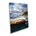 Harbour Town Lighthouse Print - Nautical Wall Art | South Carolina Marina Decor