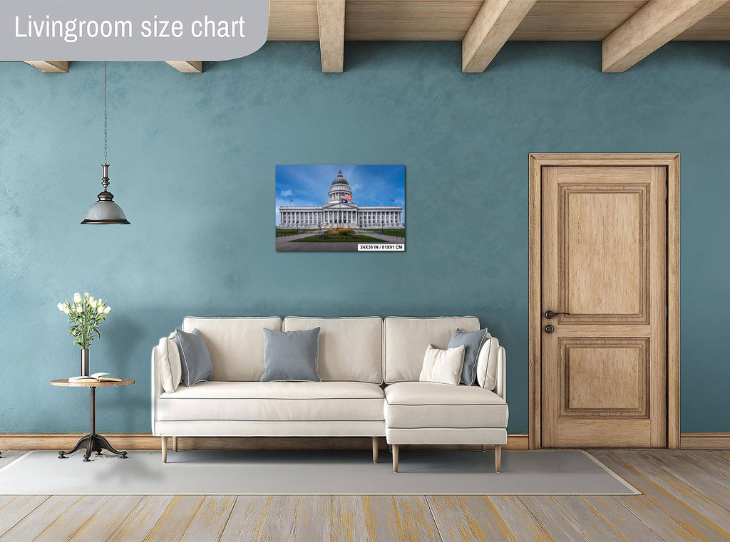 Utah State Capitol Building Photography Print: Salt Lake City Wall Art