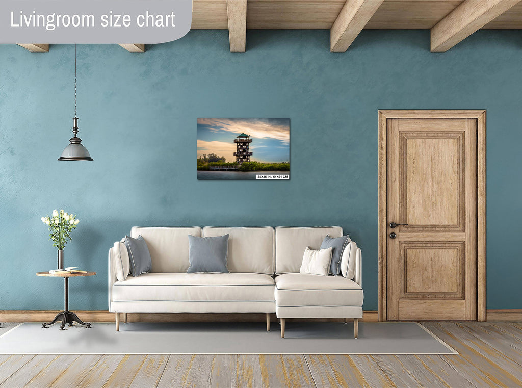 Bradenton’s Robinson Preserve Tower: Bradenton Florida Wood Tower Print Wall Art Photography Aluminum/Acrylic/Metal/Canvas