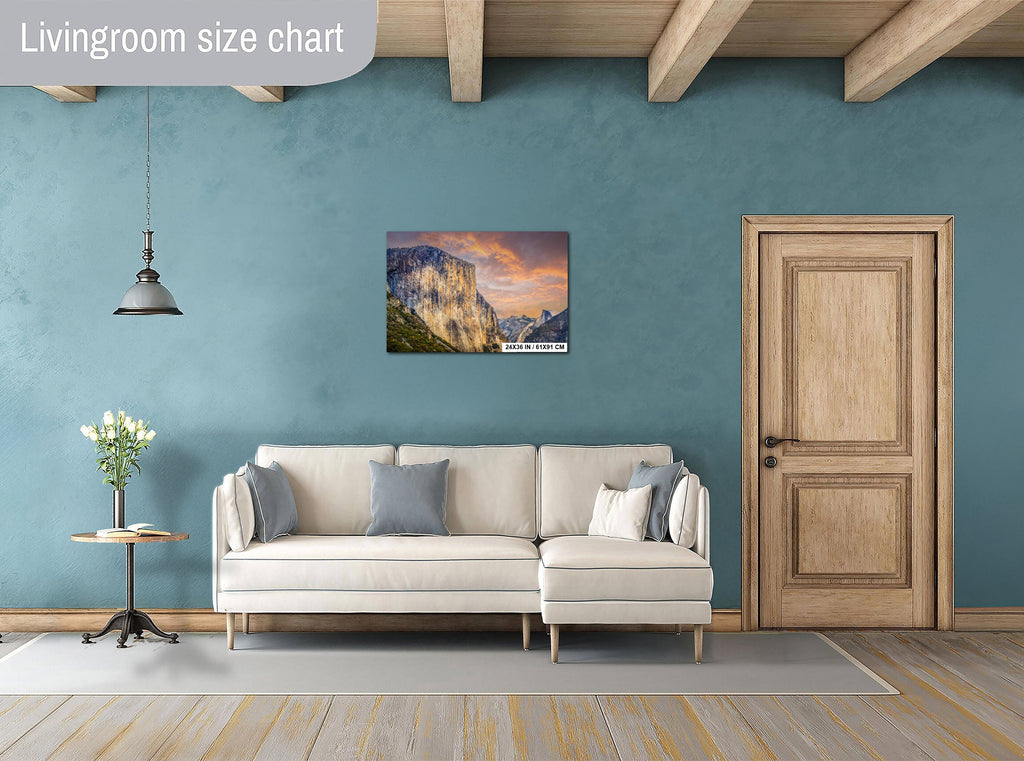 El Capitan Wall Art – Yosemite National Park Poster | Granite Rock Formation Print