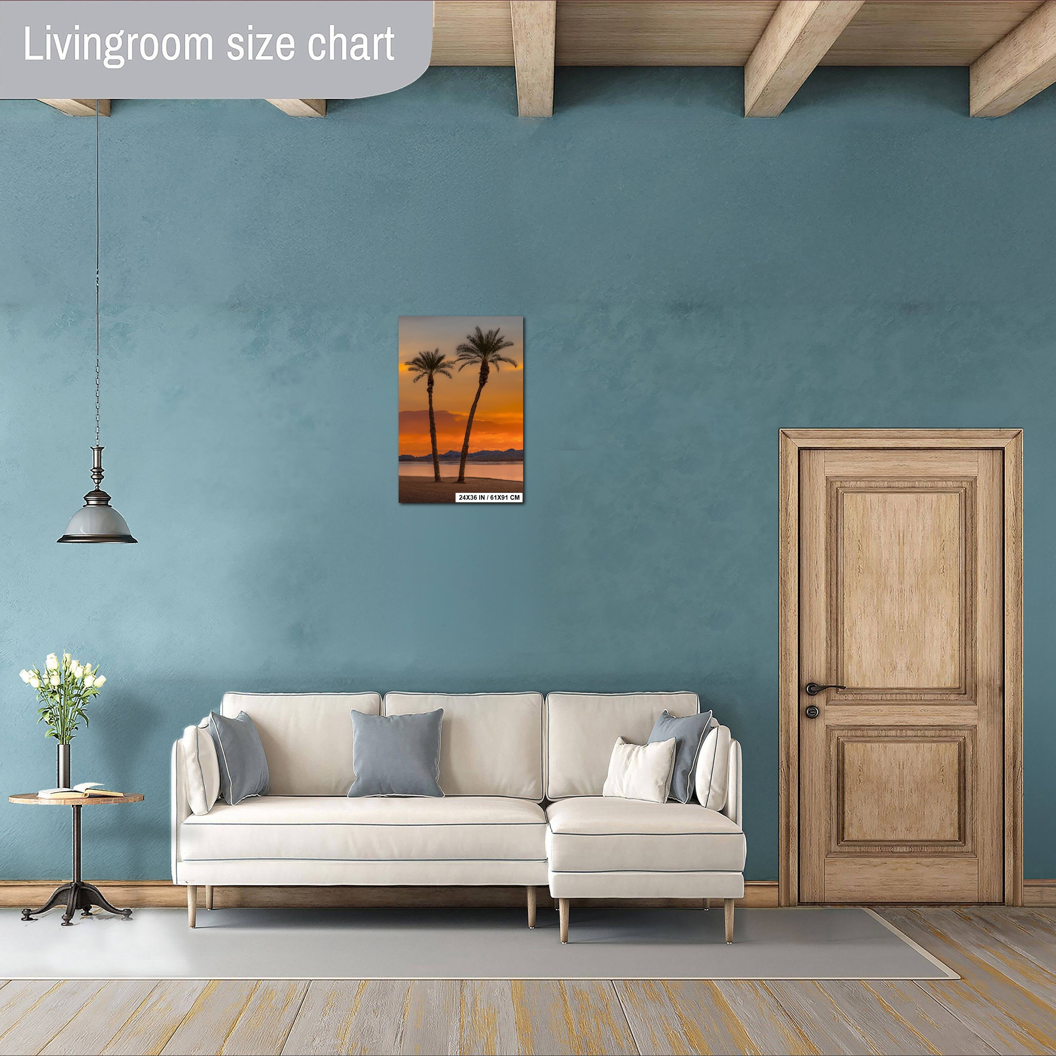 Lake Havasu Palm Tree Arizona Desert Nature Photography Wall Art
