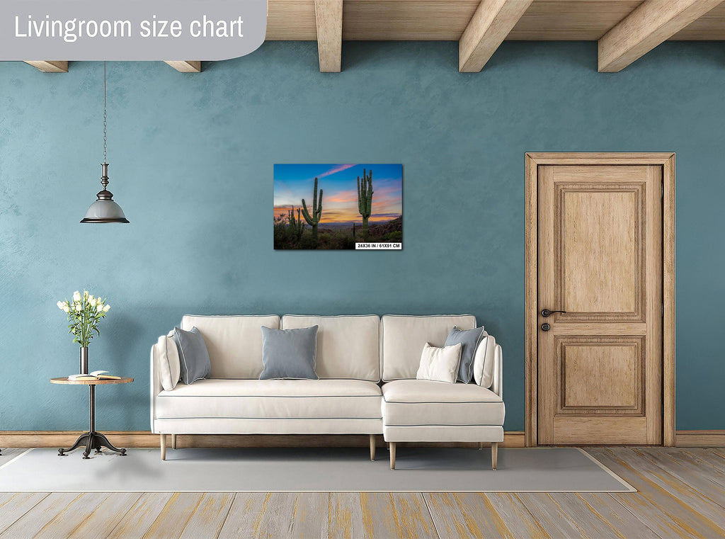 Saguaro Cactus Arizona Desert Landscape Photography Wall Art