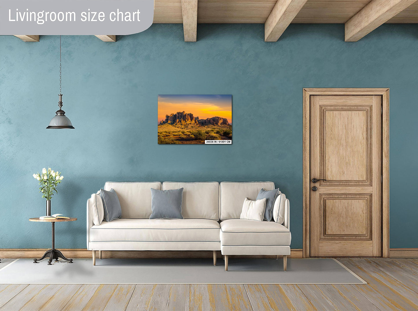 Superstition Mountains Sunrise Lost Dutchman State Park Apache Junction Arizona Wall Art