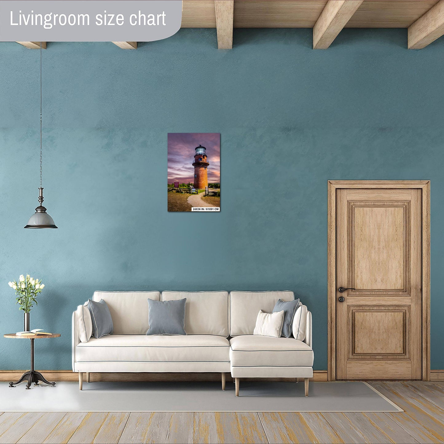 Gay Head Light Wall Art - Historic Aquinnah Lighthouse Canvas Print | Maritime Decor