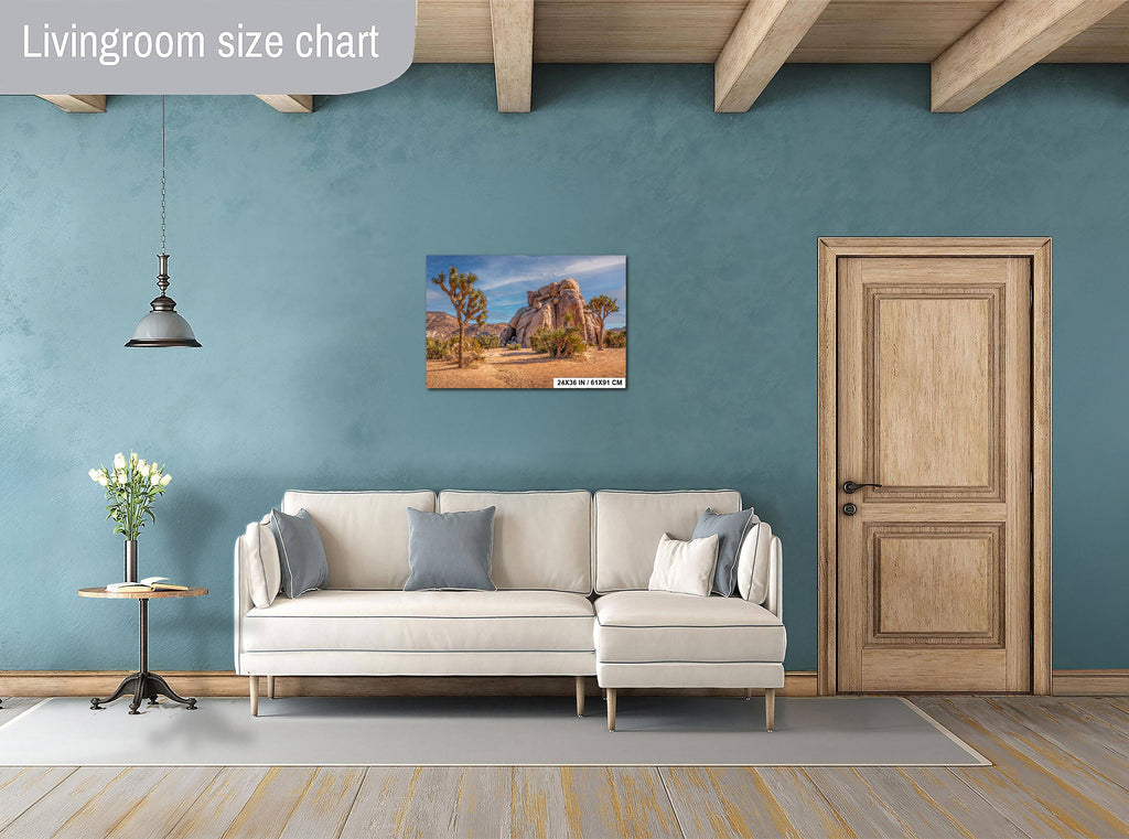 Joshua Tree Rock Formation Print: California Landscape Wall Art
