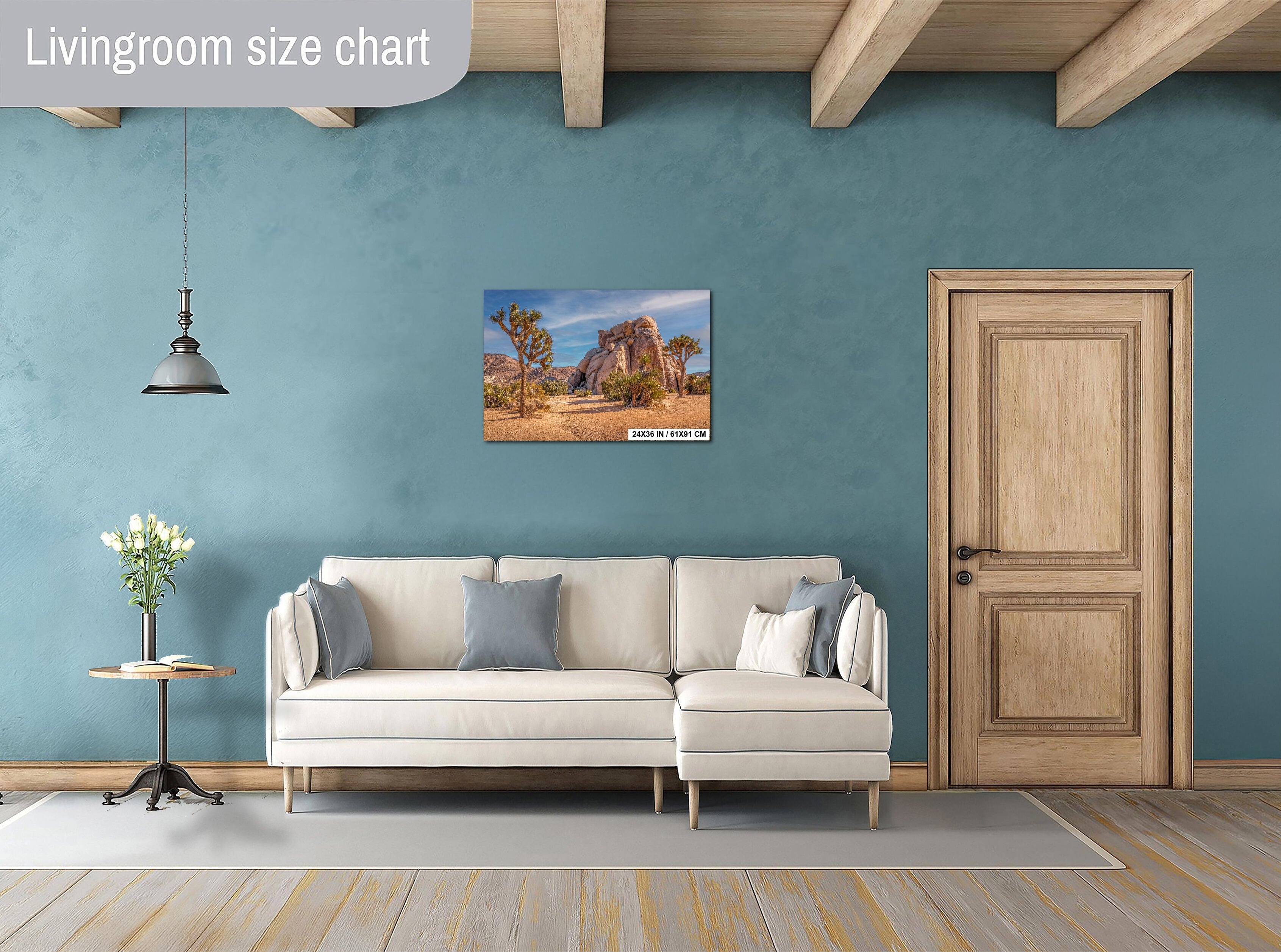 Joshua Tree Rock Formation Print: California Landscape Wall Art