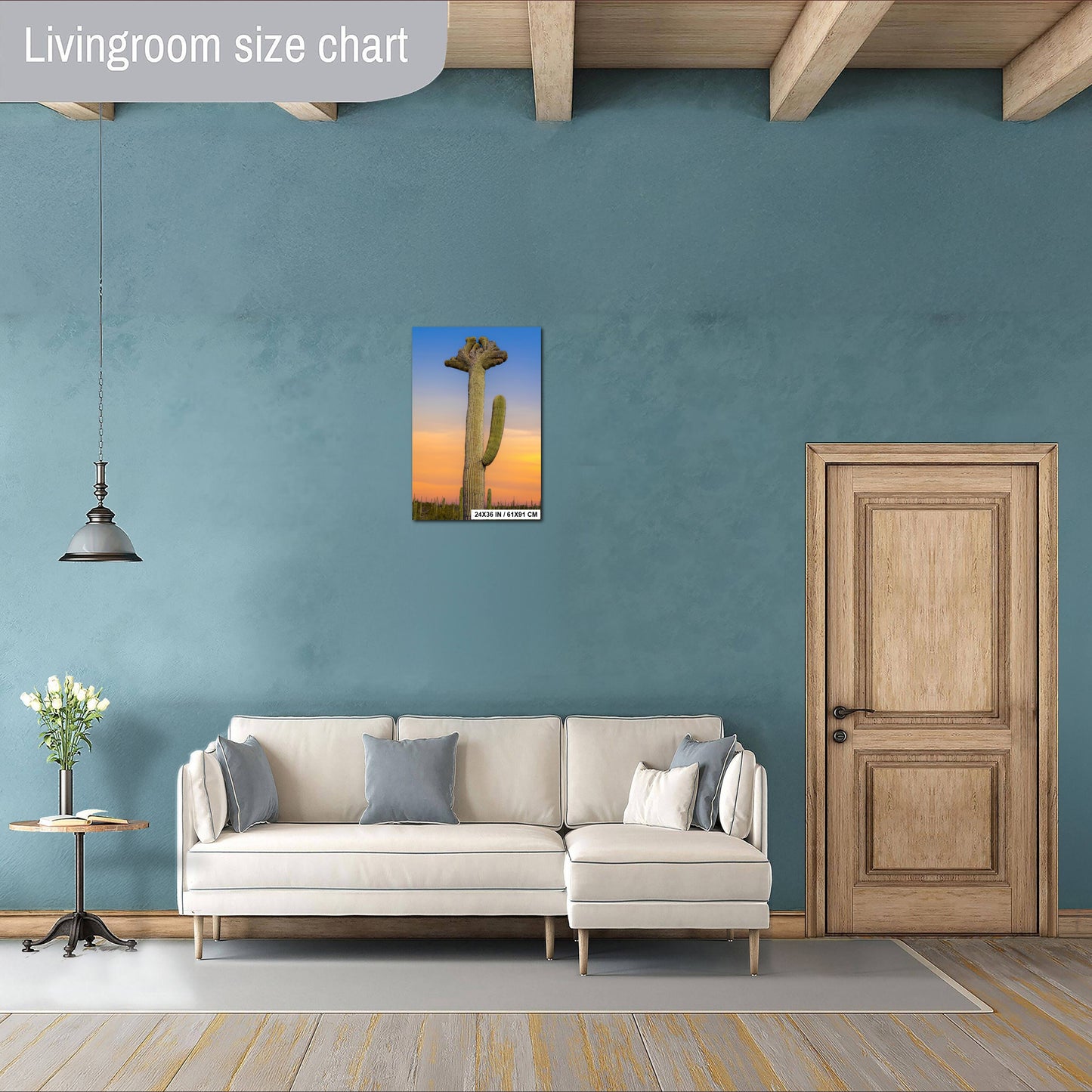 Quirky Crowns: Crested Saguaro Cactus Photography Wall Art