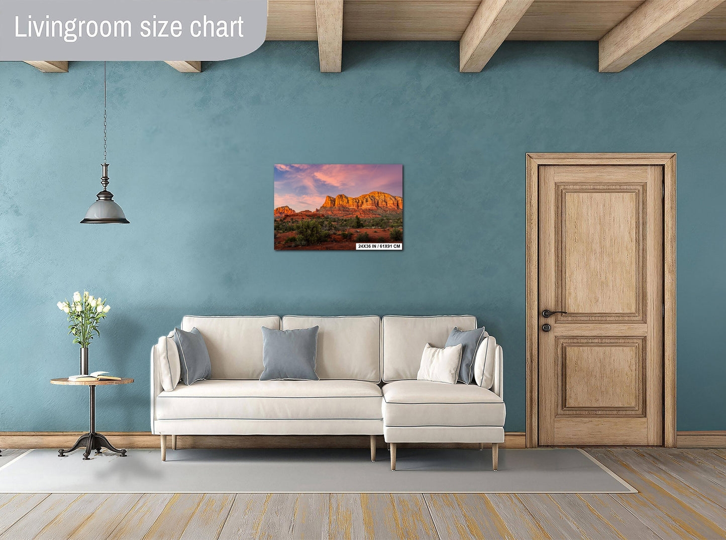 Sedona Arizona Red Rock Crossing Photography Wall Art Home Decor