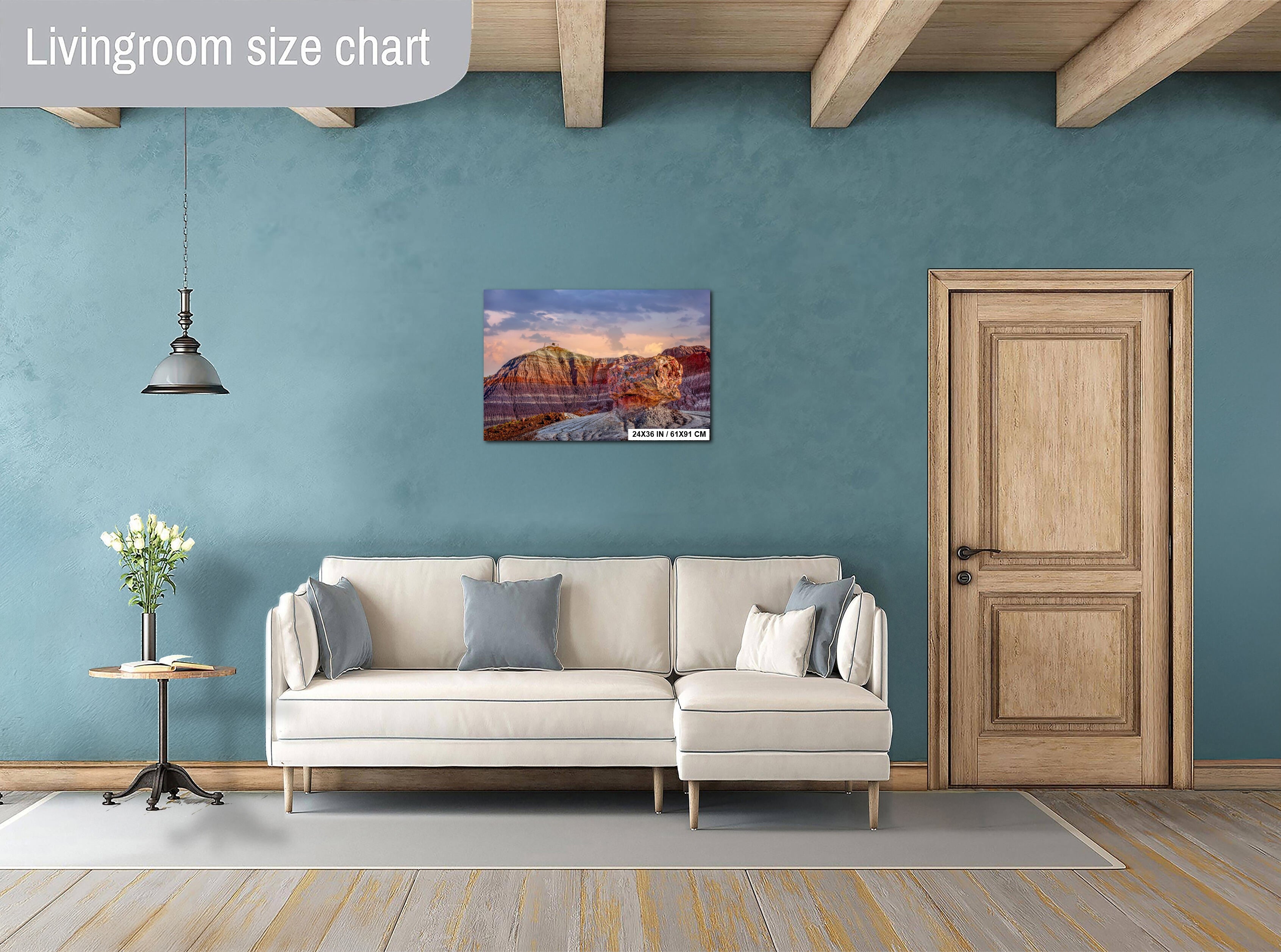 Petrified Forest Blue Mesa Arizona Landscape Photography Wall Art