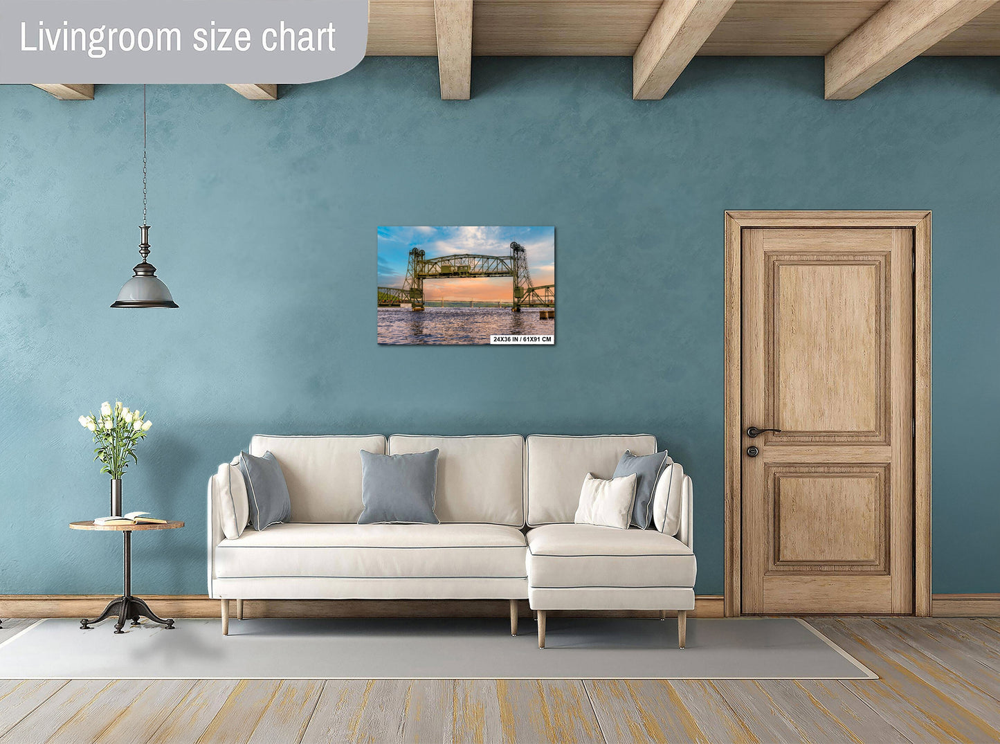Stillwater Lift Bridge: St. Croix River Minnesota Landscape Photography Wall Art