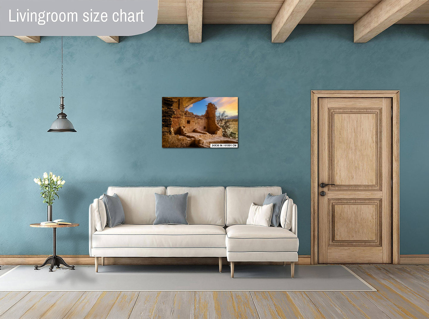 Up Close with History: Balcony House, Mesa Verde National Park Wall Art Colorado Iconic Metal Canvas Print