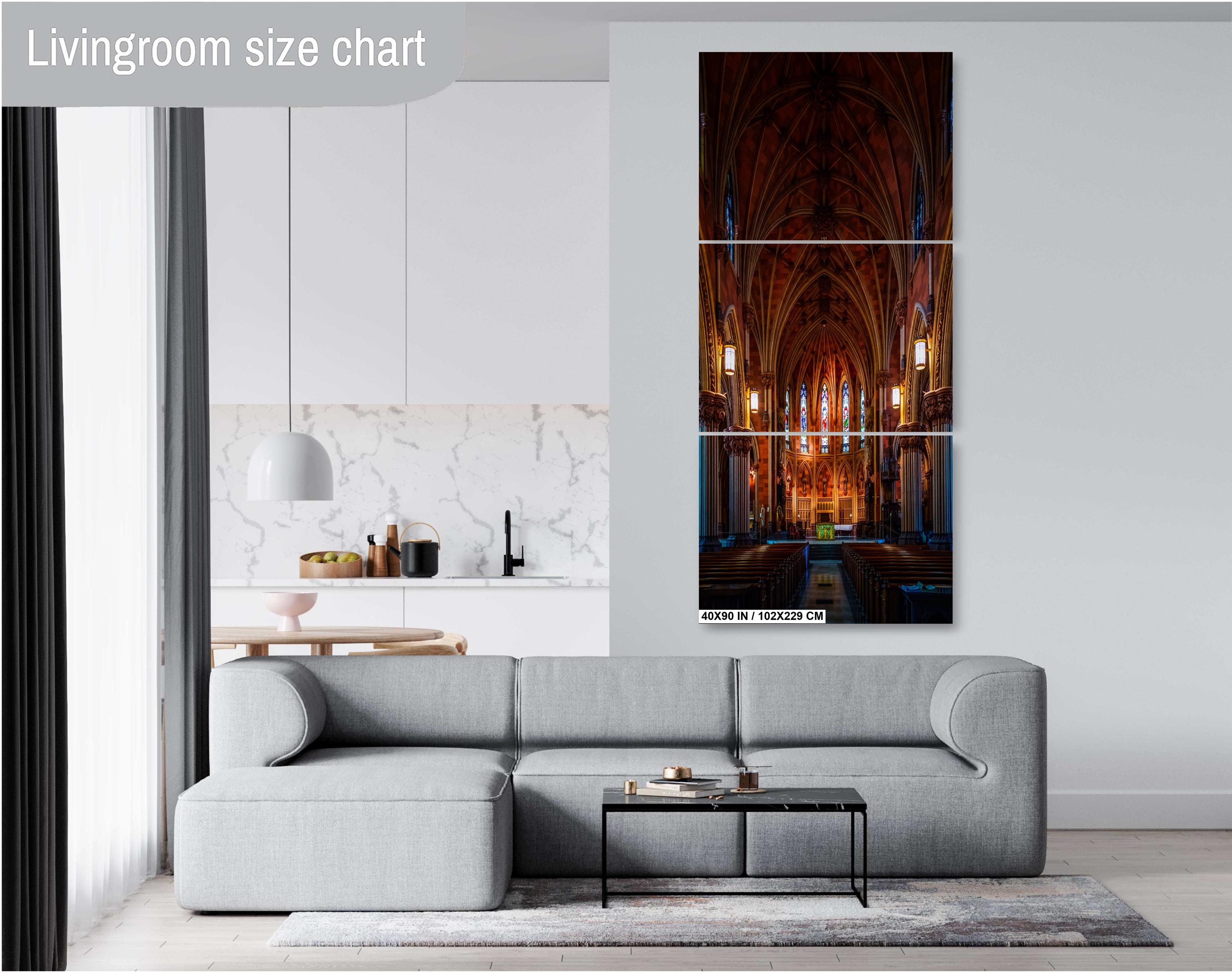 Albany’s Immaculate Conception Cathedral: Catholic Church Print Wall Art New York Historic Landmark Aluminum/Acrylic/Metal/Canvas