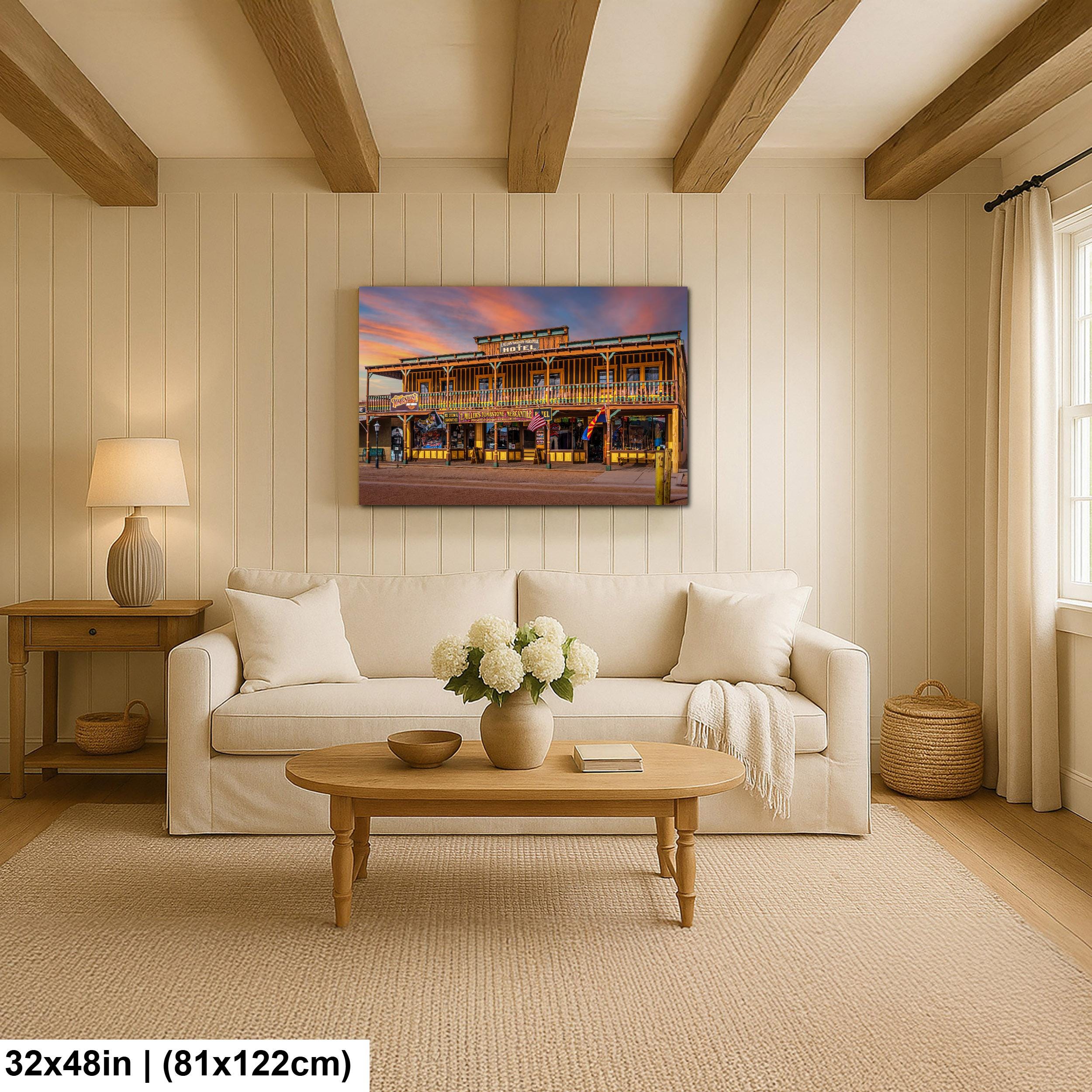 T. Miller’s Tombstone Mercantile Hotel Arizona Western Photography Wall Art