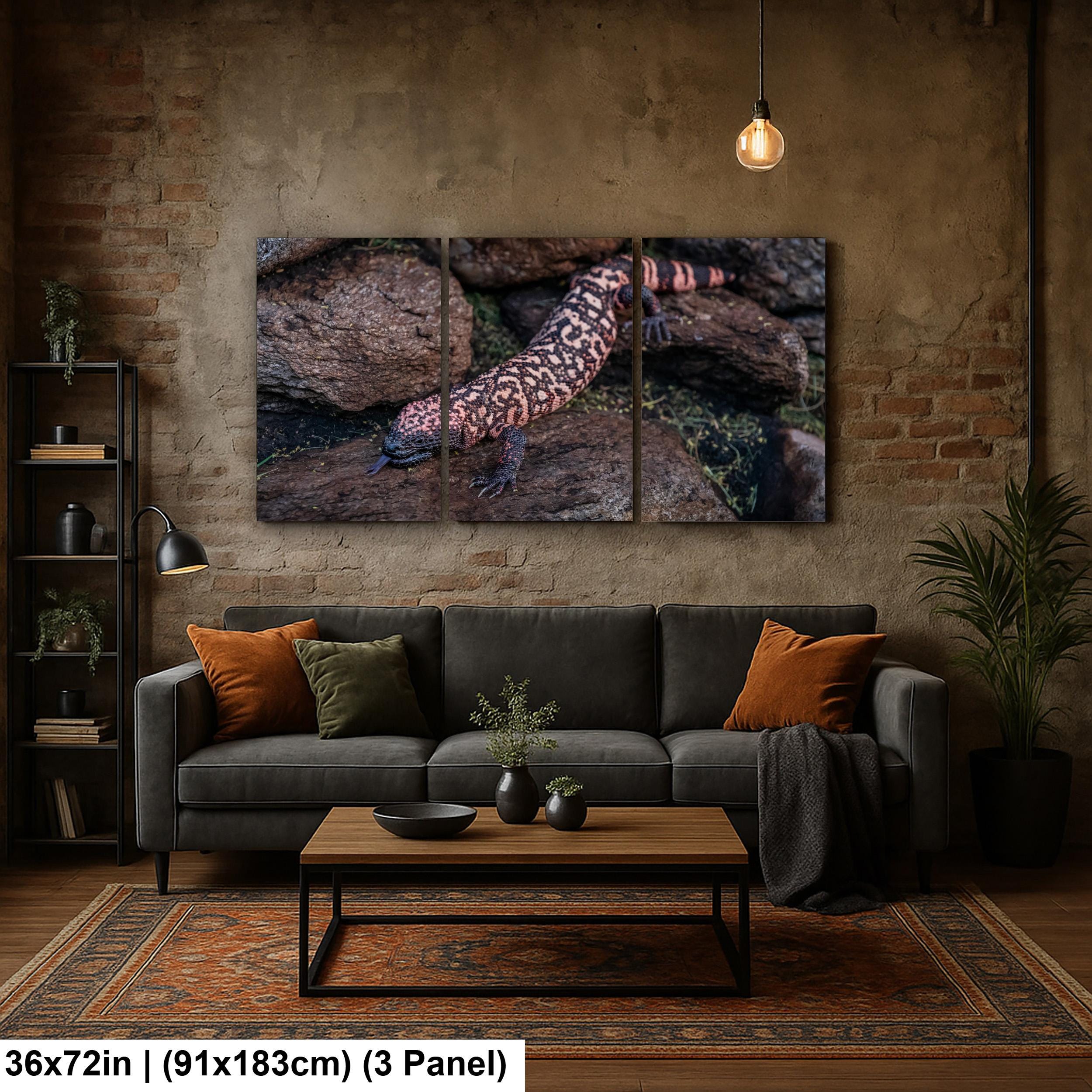 Gila Monster Print – Desert Wildlife Art | Arizona Reptile Photography Canvas