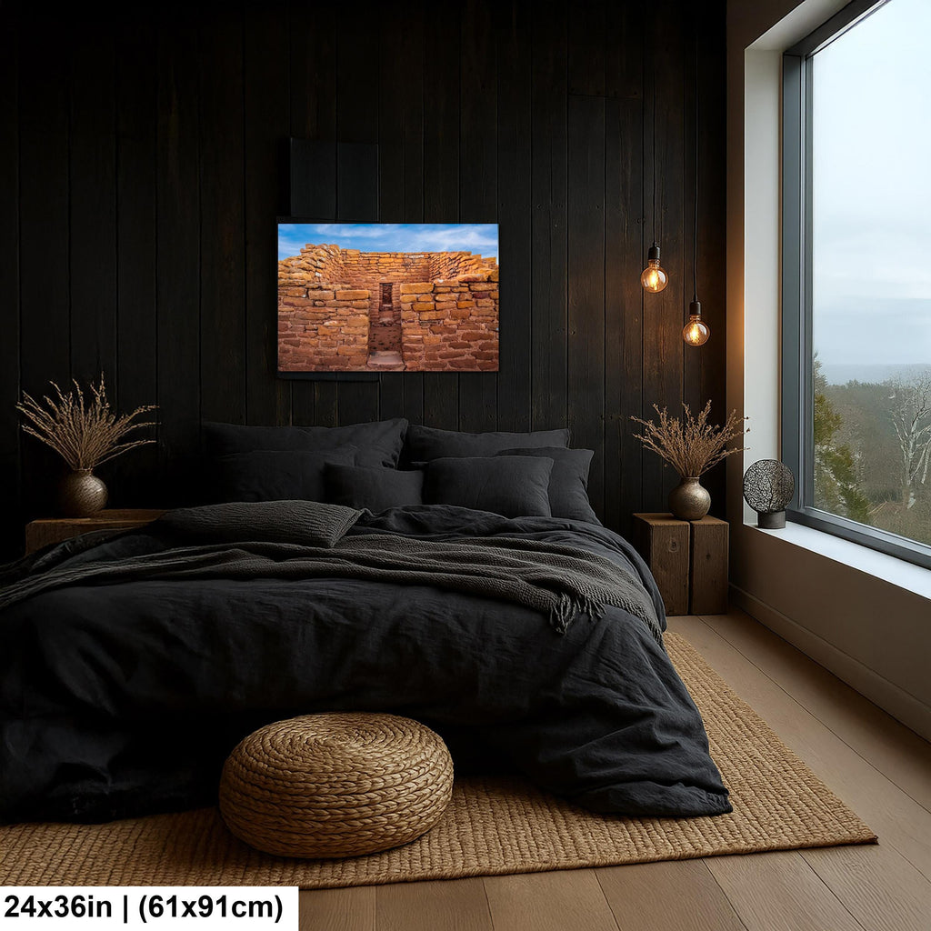 Ancient Pueblo Ruins at Mesa Verde National Park Colorado Photography Print, Southwest Wall Art, Ancestral Home Decor