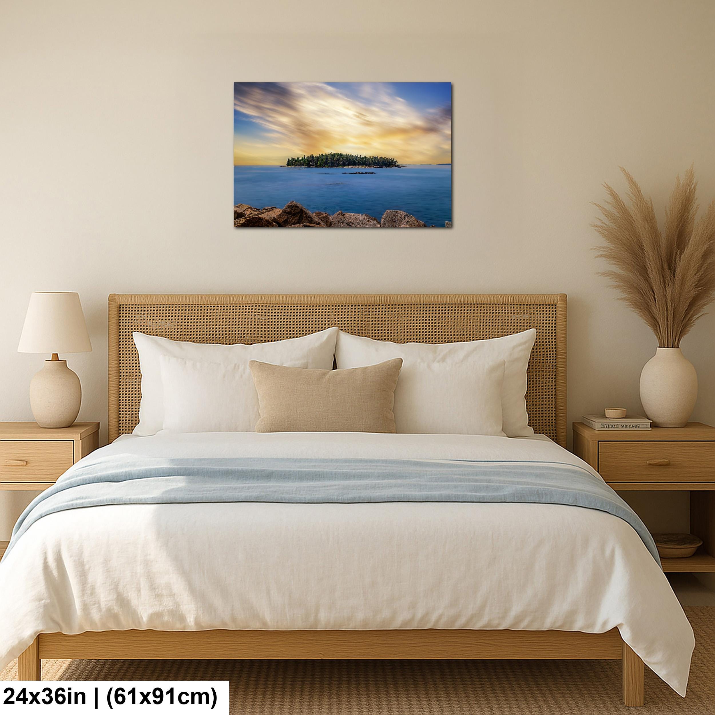 Schoodic Peninsula: Acadia National Park Maine Sunset Photography Wall Art