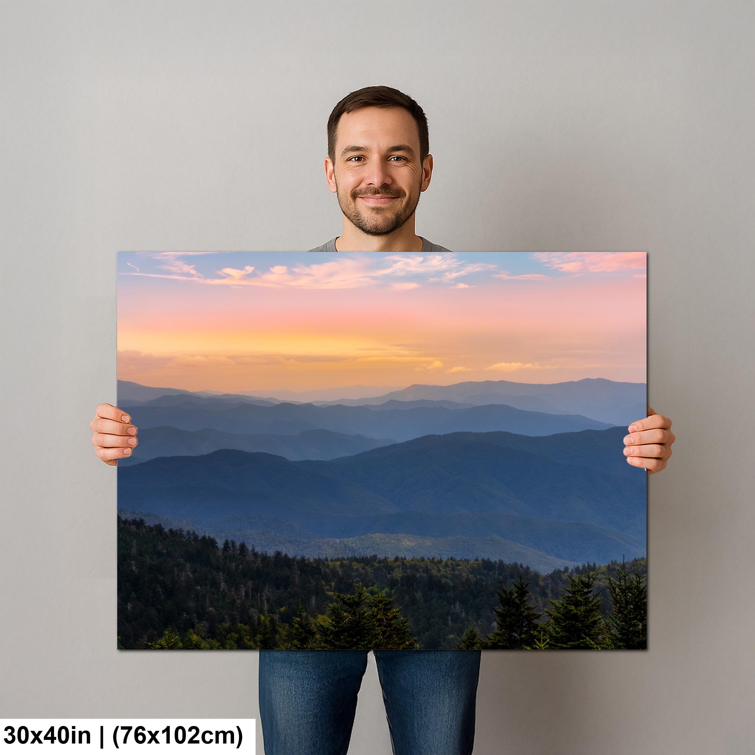 Endless Ridges: Great Smoky Mountains National Park TN NC Photo Wall Art