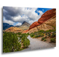 Painted Sandstone: Red Rock Canyon Las Vegas Nevada Photography Wall Art