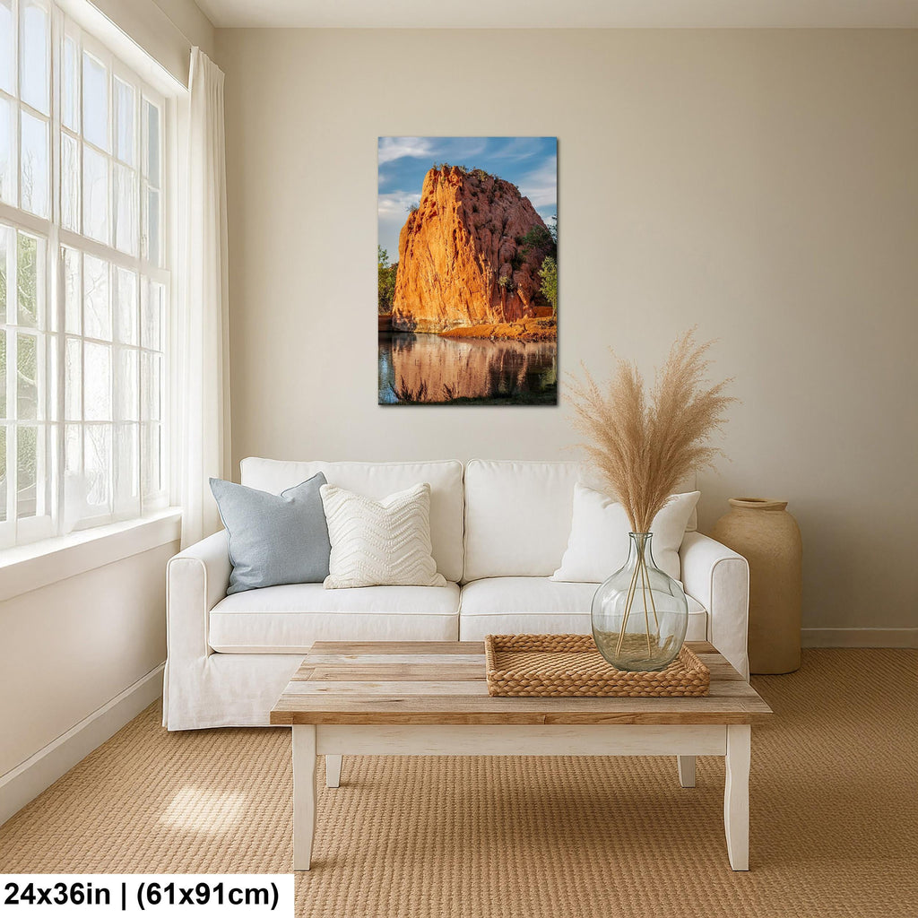 Stone Reflections: Red Rock Canyon Colorado Springs Photography Wall Art