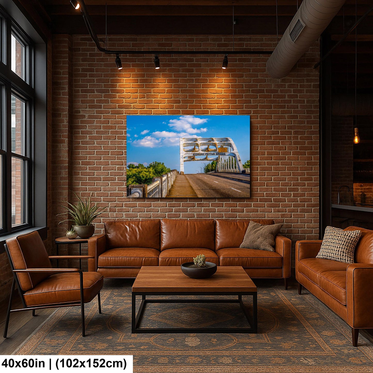 Edmund Pettus Bridge Selma Alabama Photography Wall Art