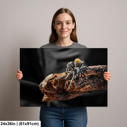 Arizona Blonde Tarantula on Desert Wood Southwest Wildlife Photography Print