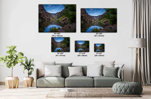 Black Canyon of the Gunnison Print Colorado Landscape Wall Art