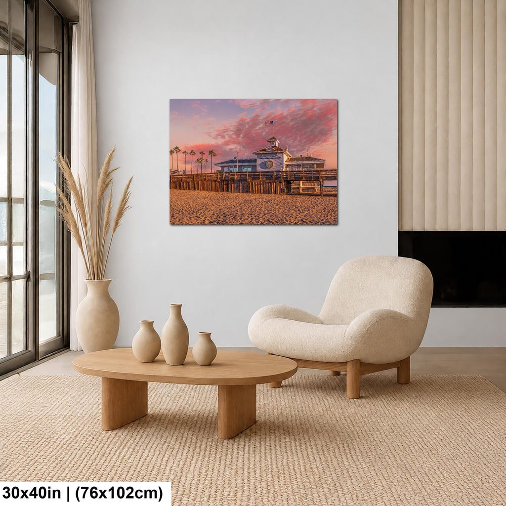 Coastal Watch: Newport Beach California Lifeguard Station Photo Wall Art