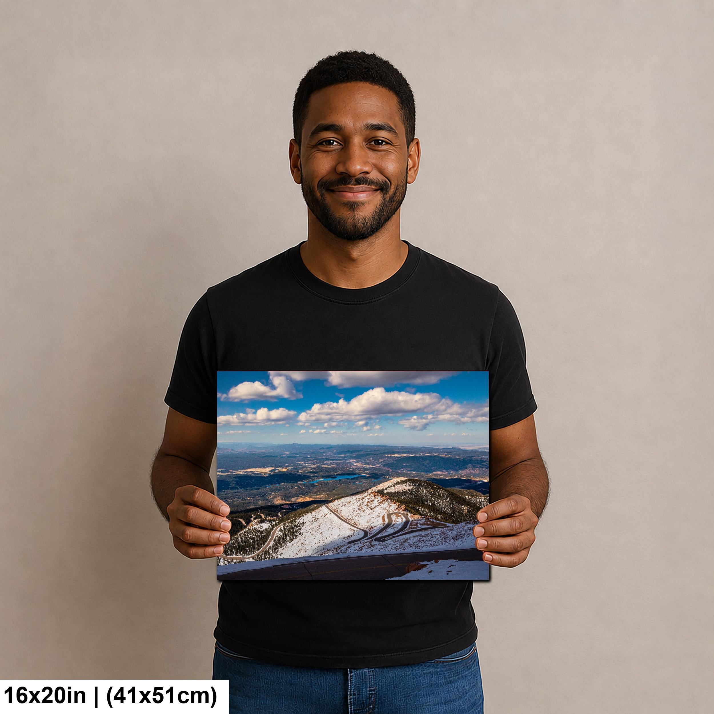 Summit Switchbacks: Pikes Peak Highway Colorado Springs CO Photo Wall Art