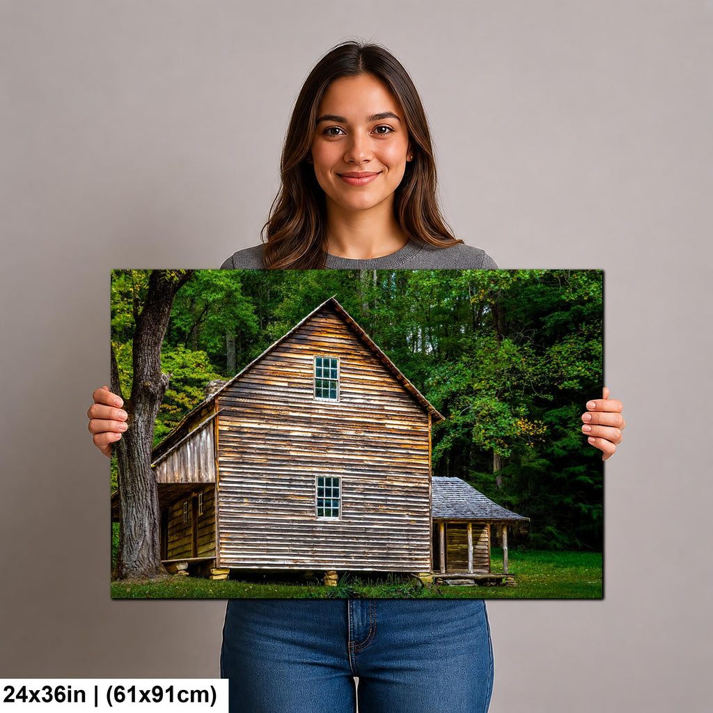 Pioneer Legacy: Historic Cabin Great Smoky Mountains National Park Wall Art