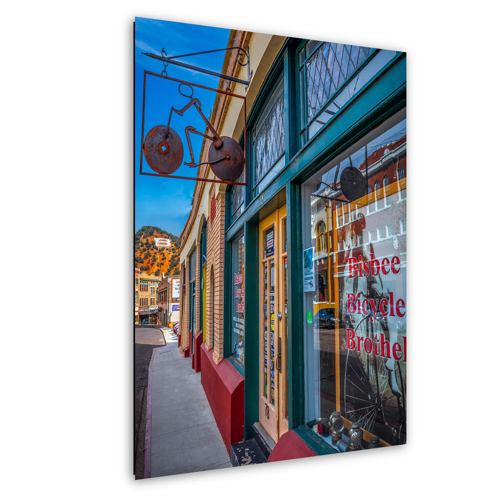 Bisbee Bicycle Brothel Historic Arizona Street Scene Photography Wall Art