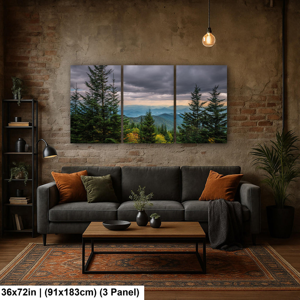 Through the Pines: Great Smoky Mountains National Park TN Photo Wall Art