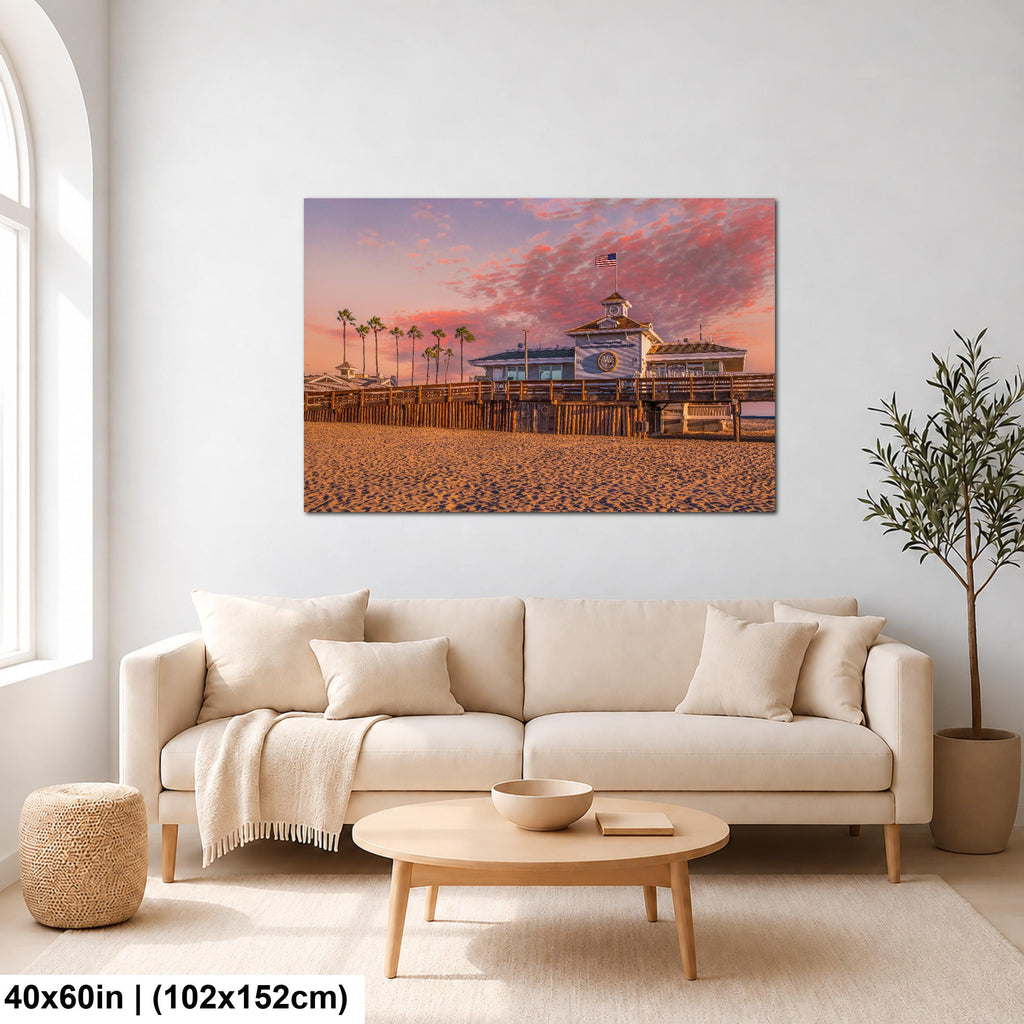 Coastal Watch: Newport Beach California Lifeguard Station Photo Wall Art