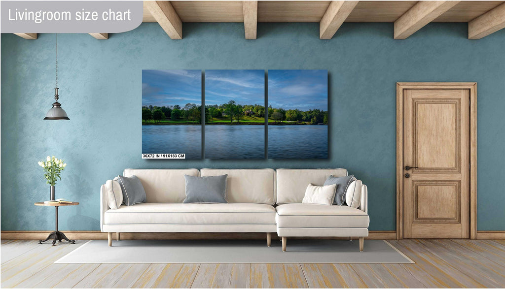 Lake Keowee Wall Art – Calm Waters Print | South Carolina Decor Canvas