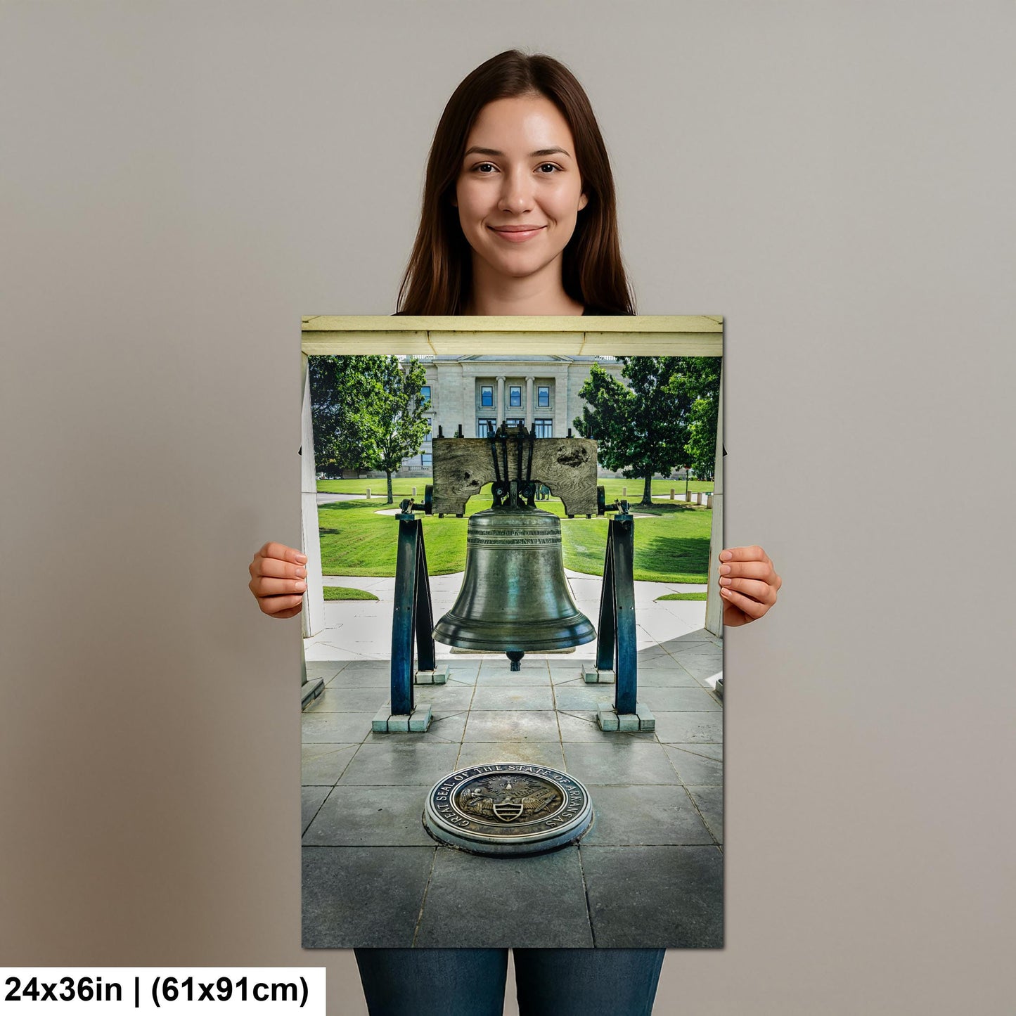 Liberty Bell Replica, Arkansas State Capitol, Little Rock Arkansas, Photography Print Wall Art