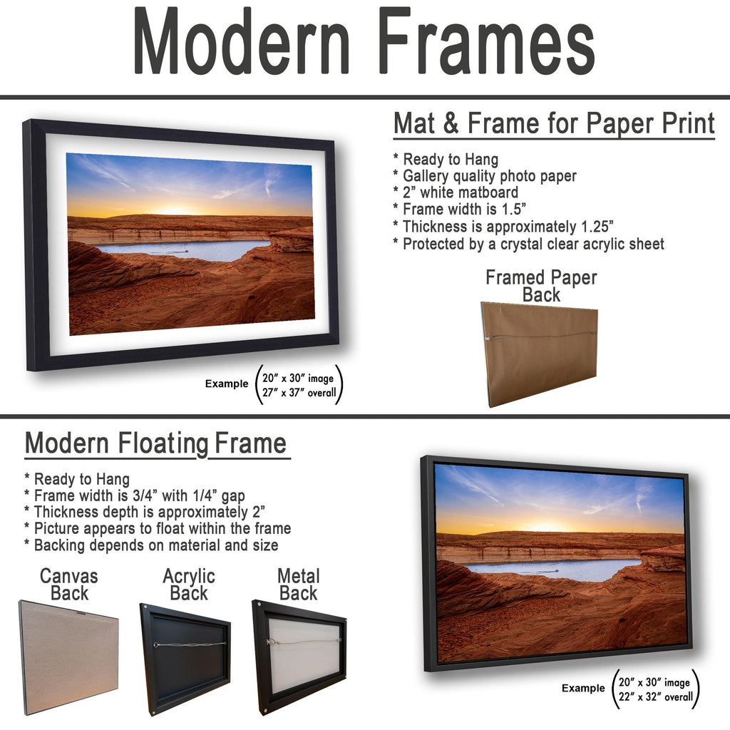 Lake Powell Sunset Red Sandstone Cliffs Page Arizona Photography Print, Southwest Wall Art