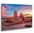 Casa Grande Ruins National Monument at Sunset, Coolidge Arizona, Photography Print Wall Art