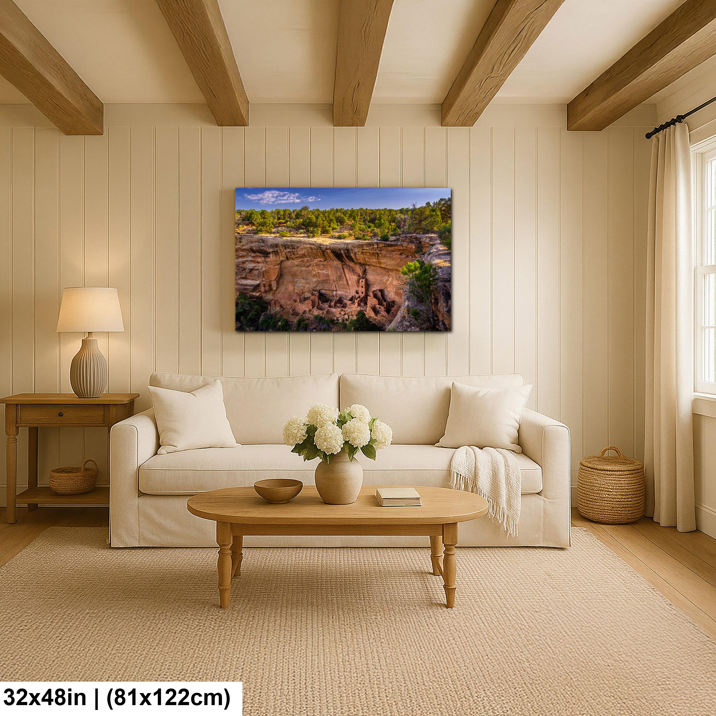 Cliff Palace at Mesa Verde National Park Photography Print, Cortez Colorado Wall Art, Ancient Pueblo Ruins Decor
