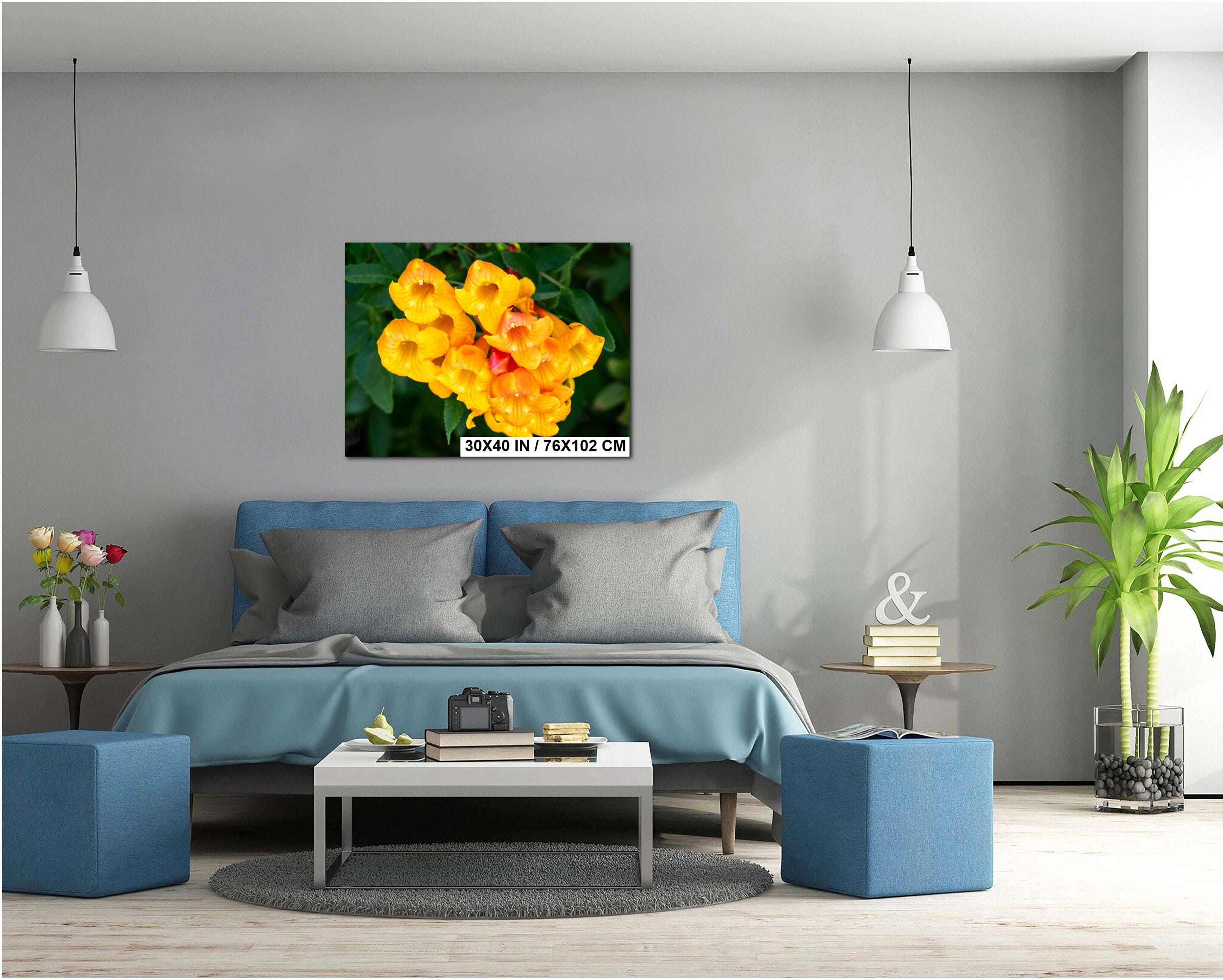 Yellow Bells Flower Print: Tucson Botanical Photography, Arizona Nature Art