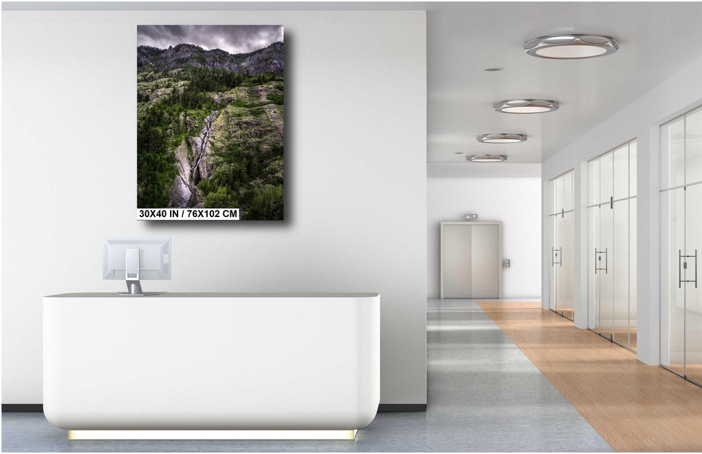 Million Dollar Highway Waterfall Print: Colorado Mountain Waterscape
